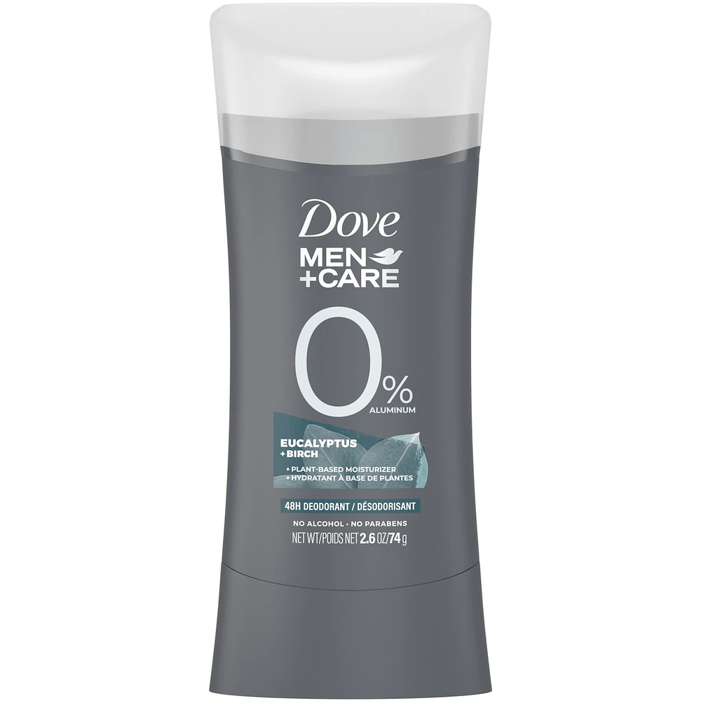 Dove Men+Care Deodorant Stick for 48h odour protection Eucalyptus + Birch with 0 % Aluminum 74 g