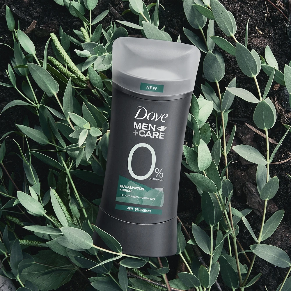 Dove Men+Care  Deodorant Stick for 48h odour protection Eucalyptus + Birch with 0 % Aluminum 74 g