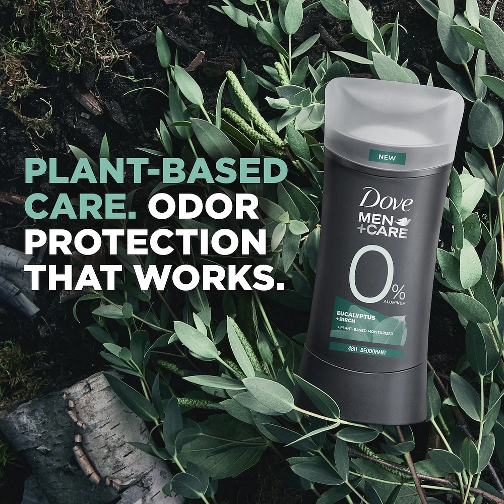 Dove Men+Care  Deodorant Stick for 48h odour protection Eucalyptus + Birch with 0 % Aluminum 74 g