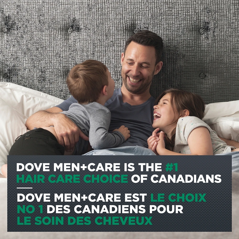 Dove Men+Care  Hair Fall Protection 2-in-1 Shampoo and Conditioner Strengthens Hair Fiber with Bamboo Extract 355 ml
