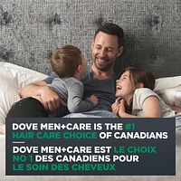 Dove Men+Care  Hair Fall Protection 2-in-1 Shampoo and Conditioner Strengthens Hair Fiber with Bamboo Extract 355 ml