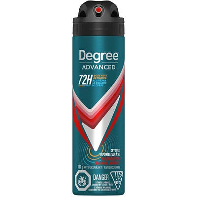 Advanced Dry Spray Antiperspirant Deodorant for 72H Sweat & Odour Protection Nonstop with MotionSense® Technology