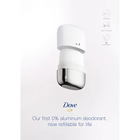 Ensemble de départ de Désodorisant rechargeable pour 48 h de protection anti-odeurs Dove 0 % Aluminium Coconut & Pink Jasmine désodorisant sans aluminium pour femmes 32 g