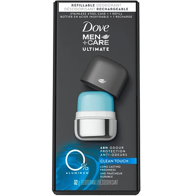 Ultimate Refillable Deodorant Kit 0% Aluminum Clean Touch Aluminum Free Deodorant