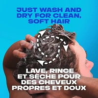 AXE 2 in 1 Shampoo & Conditioner for clean and smooth men's hair Cool Ocean made with menthol 473 ml