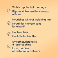 Dove Hair Therapy 7-in-1 Miracle Mist Leave-In Multitasking Hair Spray for visibly damaged hair + Vitamin C & Amino Serum to strengthen and nourish hair 221 ml