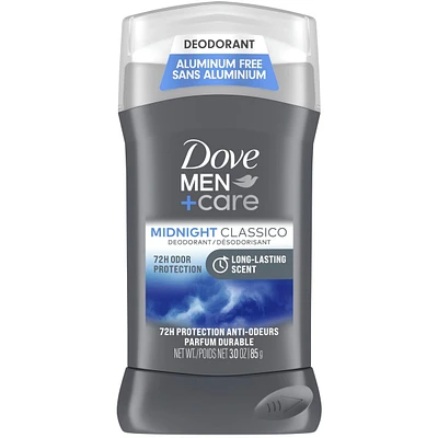 Dove Men+Care  Deodorant Stick aluminum-free deodorant formula for 72H odour protection Midnight Classico with essential oils & ¼ moisturizing cream 85 g