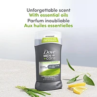 Désodorisant en Bâton formule sans aluminium pour 72 h de protection anti-odeurs Dove Men+Care  Paradiso Sunrise avec huiles essentielles et ¼ de crème hydratante