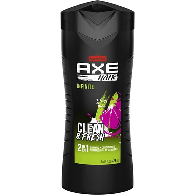 Hair Infinite 2-in-1 Shampoo + Conditioner for irresistibly touchable hair Clean & Fresh all-in-one shampoo & conditioner in a 100% recycled bottle 473 ml