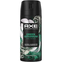 Fine Fragrance Collection Premium Body Spray for Men Green Geranium deodorant with 72H odour protection and freshness Infused with Geranium, Cedar, and Patchouli Essential Oils