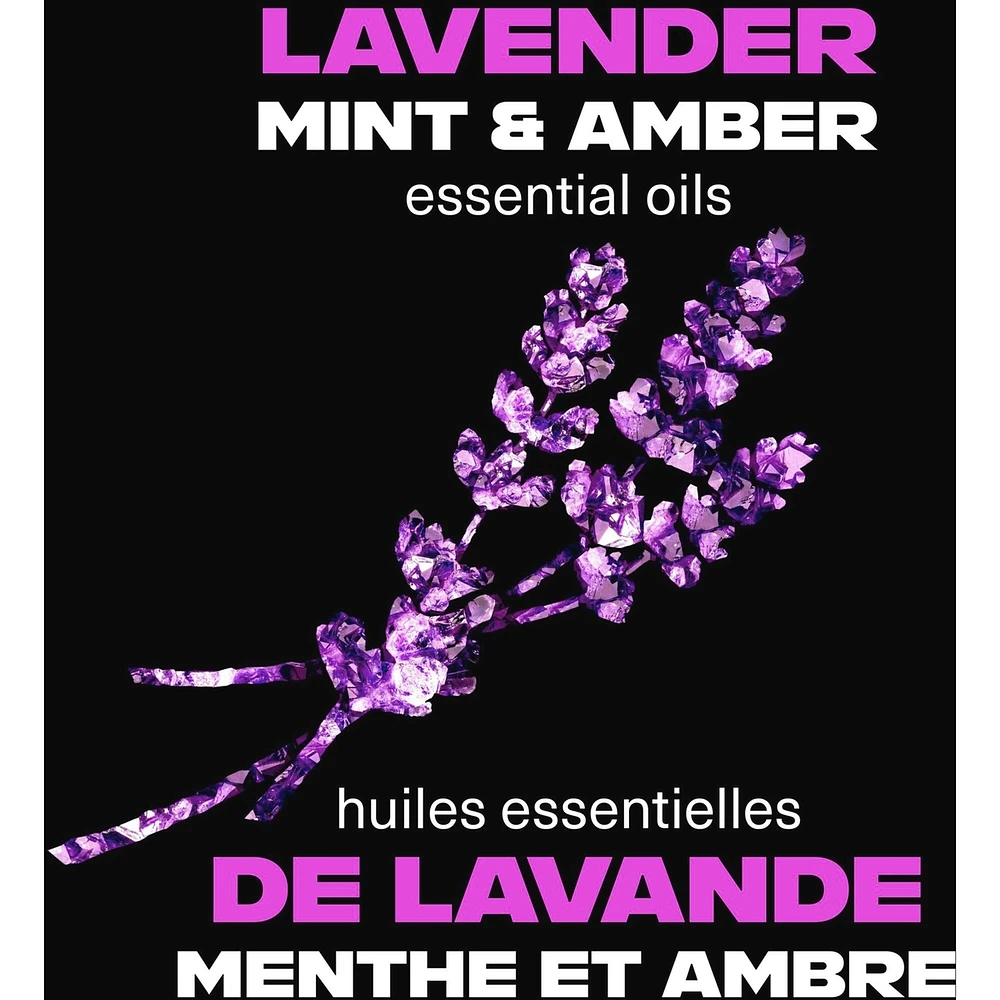 Fine Fragrance Collection Premium Body Spray for Men Blue Lavender deodorant with 72H odour protection and freshness infused with lavender, mint, and amber essential oils