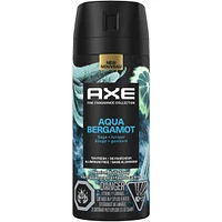 Fine Fragrance Collection Premium Body Spray for Men Aqua Bergamot deodorant with 72H odour protection and freshness infused with juniper, bergamot, and sage essential oils