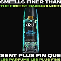 Fine Fragrance Collection Premium Body Spray for Men Aqua Bergamot deodorant with 72H odour protection and freshness infused with juniper, bergamot, and sage essential oils