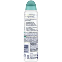 Antisudorifique 72 h parfum d'eau de coco et limette Dove Soin Avancé vaporisateur à sec pour femme avec 1/4 d'hydratants pour des aisselles douces et lisses