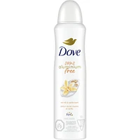 0% Aluminum Oat Milk & Vanilla Scent 48h Aluminum-Free Deodorant Dry Spray for Women with 1/4 Moisturizers for Soft, Smooth Underarms