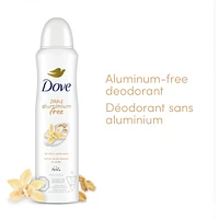 0% Aluminum Oat Milk & Vanilla Scent 48h Aluminum-Free Deodorant Dry Spray for Women with 1/4 Moisturizers for Soft, Smooth Underarms