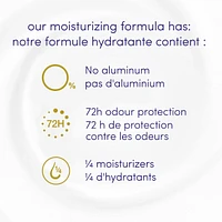 0% Aluminum Oat Milk & Vanilla Scent 48h Aluminum-Free Deodorant Dry Spray for Women with 1/4 Moisturizers for Soft, Smooth Underarms