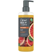 Men+Care Pure Fresh 2-in-1 Shampoo + Conditioner with plant-based cleansers & moisturizers Orange & Sage for strong, healthy-looking hair