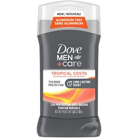 Men+Care  Tropical Costa 72h Men's Aluminum-Free Deodorant with Non-Irritant Formula, 1/4 Moisturizing Cream and Vitamin E