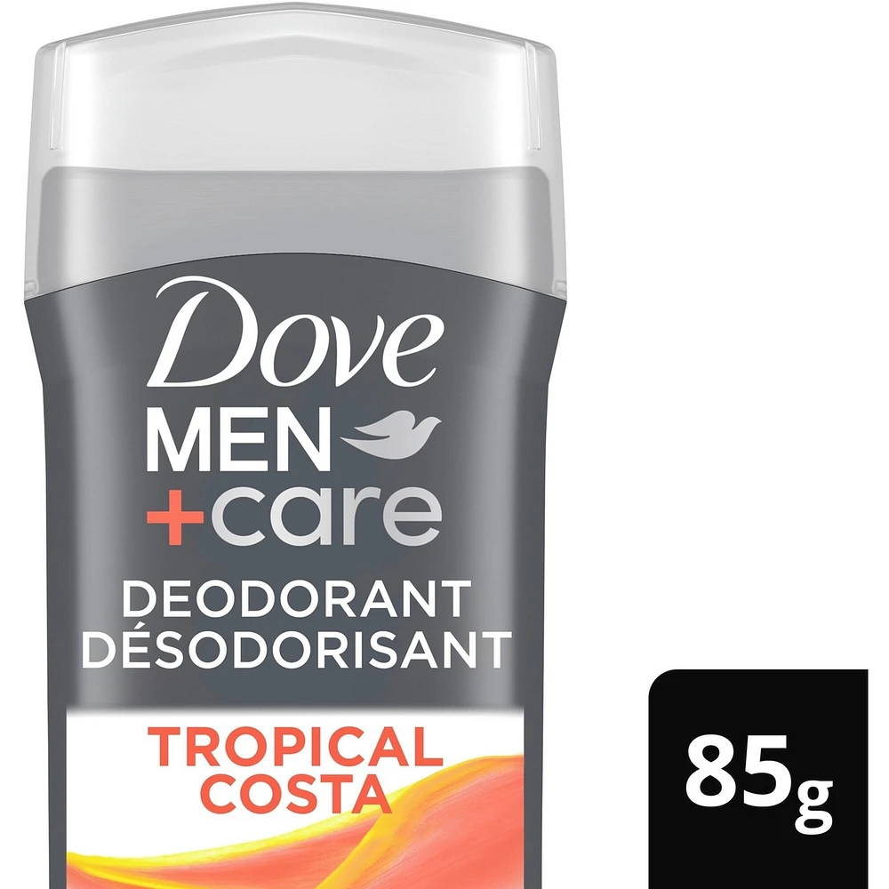 Men+Care  Tropical Costa 72h Men's Aluminum-Free Deodorant with Non-Irritant Formula, 1/4 Moisturizing Cream and Vitamin E