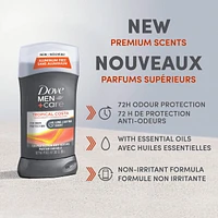Men+Care  Tropical Costa 72h Men's Aluminum-Free Deodorant with Non-Irritant Formula, 1/4 Moisturizing Cream and Vitamin E