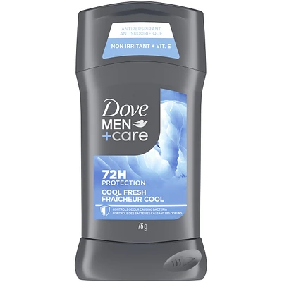 Men+Care  Cool Fresh 72h Men's Antiperspirant Deodorant with Non-Irritant Formula, 1/4 Moisturizing Cream and Vitamin E