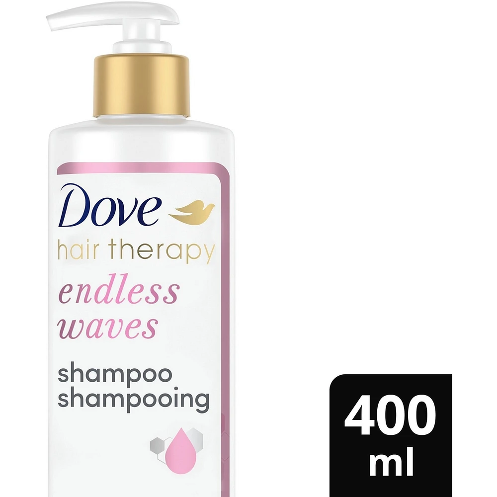 Hair Therapy Endless Waves for Wavy Hair Shampoo Moisturizing Shampoo Made With Raw Shea Butter for Up To 72H Definition
