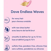 Hair Therapy Endless Waves for Wavy Hair Shampoo Moisturizing Shampoo Made With Raw Shea Butter for Up To 72H Definition