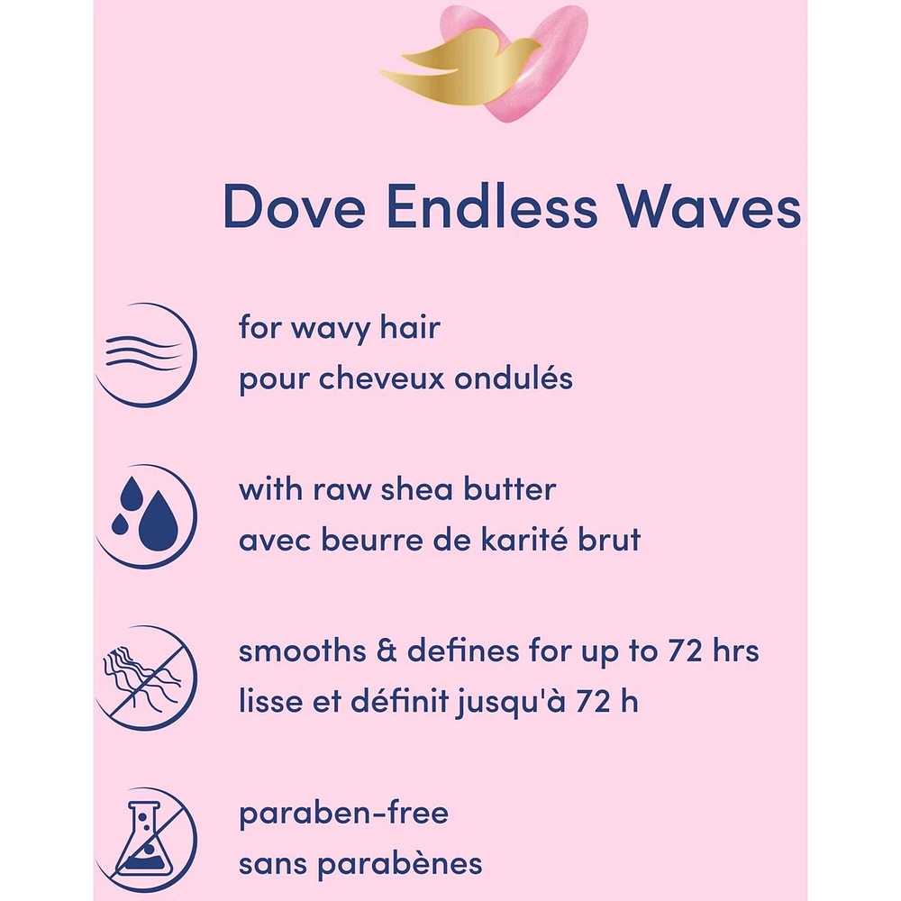 Hair Therapy Endless Waves for Hydrated Waves Conditioner Moisturizing Conditioner Made With Raw Shea Butter for Up To 72H Definition