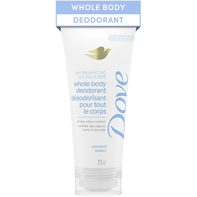 Whole Body Deodorant Cream Aluminum Free Deodorant for Women Unscented for Pits, Privates, & Thighs to Toes