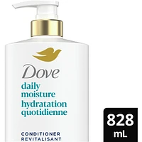 Dove Daily Moisture Conditioner for Dry Hair  with Liquid Bio-Protein Care and Hyaluronic Serum 828 ML