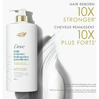 Dove Daily Moisture Conditioner for Dry Hair  with Liquid Bio-Protein Care and Hyaluronic Serum 828 ML