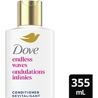 Dove Endless Waves Conditioner for Wavy Hair,  with Liquid Bio-Protein Care technology, 355 ML
