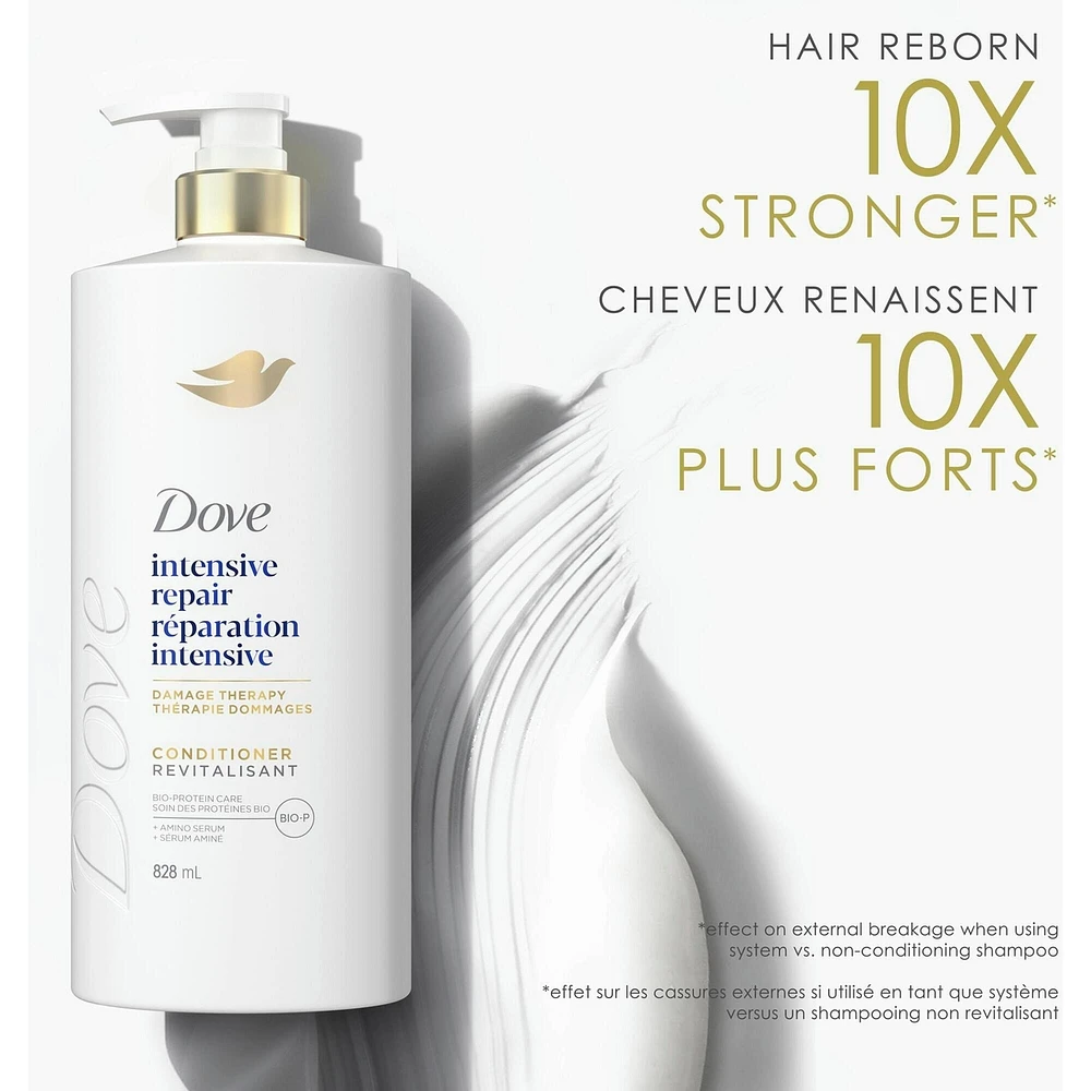 Dove Intensive Repair Conditioner for Damaged Hair,  with Liquid Bio-Protein Care 828 ML
