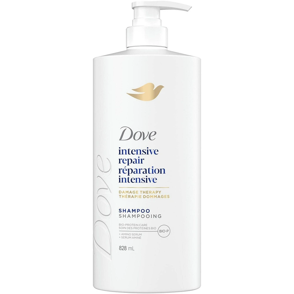 Dove Intensive Repair Shampoo for Damaged Hair with Liquid Bio-Protein Care, 828 ML