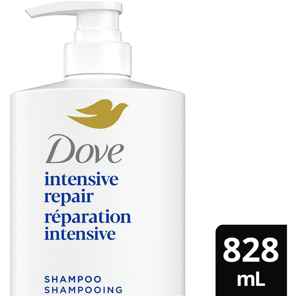 Dove Intensive Repair Shampoo for Damaged Hair  with Liquid Bio-Protein Care, 828 ML