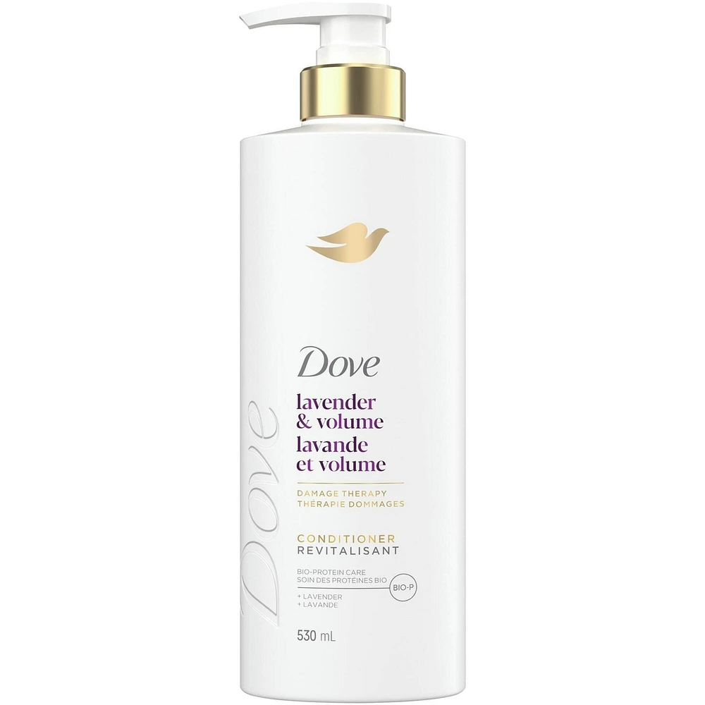 Dove Lavender & Volume Conditioner for Fine and Flat Hair, with Liquid Bio-Protein care, 530 ML