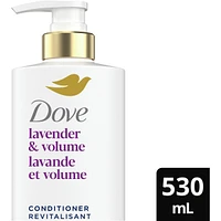 Dove Lavender & Volume Conditioner for Fine and Flat Hair,  with Liquid Bio-Protein care, 530 ML