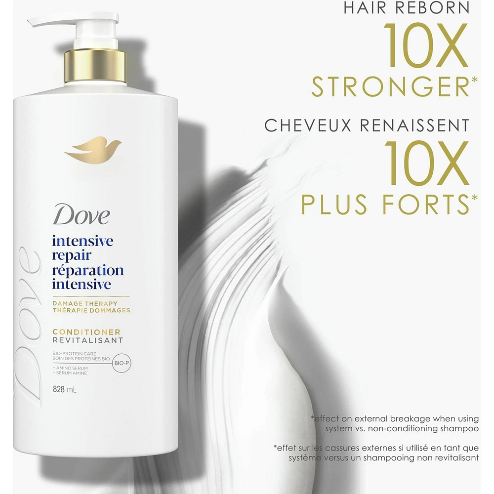 Dove Intensive Repair Conditioner for Damaged Hair,  with Liquid Bio-Protein Care, 530 ML