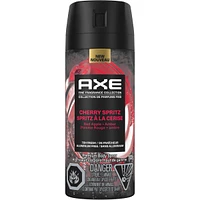 AXE Fine Fragrance Collection Body Spray with 72H Freshness Cherry Spritz Essential Oils Aluminum-Free, 113g