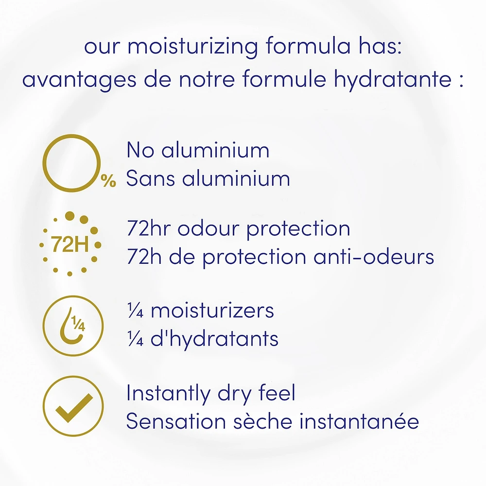 Dove Aluminium Free Déodorant for Women with 1/4 Moisturizers, Dragon Fruit & Coconut Cream 72h Odour Protection 113 g