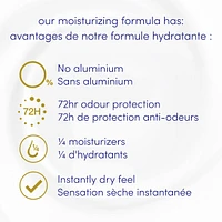 Dove Aluminium Free Déodorant for Women with 1/4 Moisturizers, Dragon Fruit & Coconut Cream 72h Odour Protection 113 g