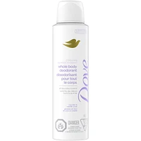 Dove Aluminum Free Whole Body Deodorant Cooling Dry Spray Raspberry & Rose Scent, 113g