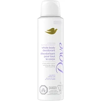 Dove Aluminum Free Whole Body Deodorant Cooling Dry Spray Coconut & Vanilla, 113g