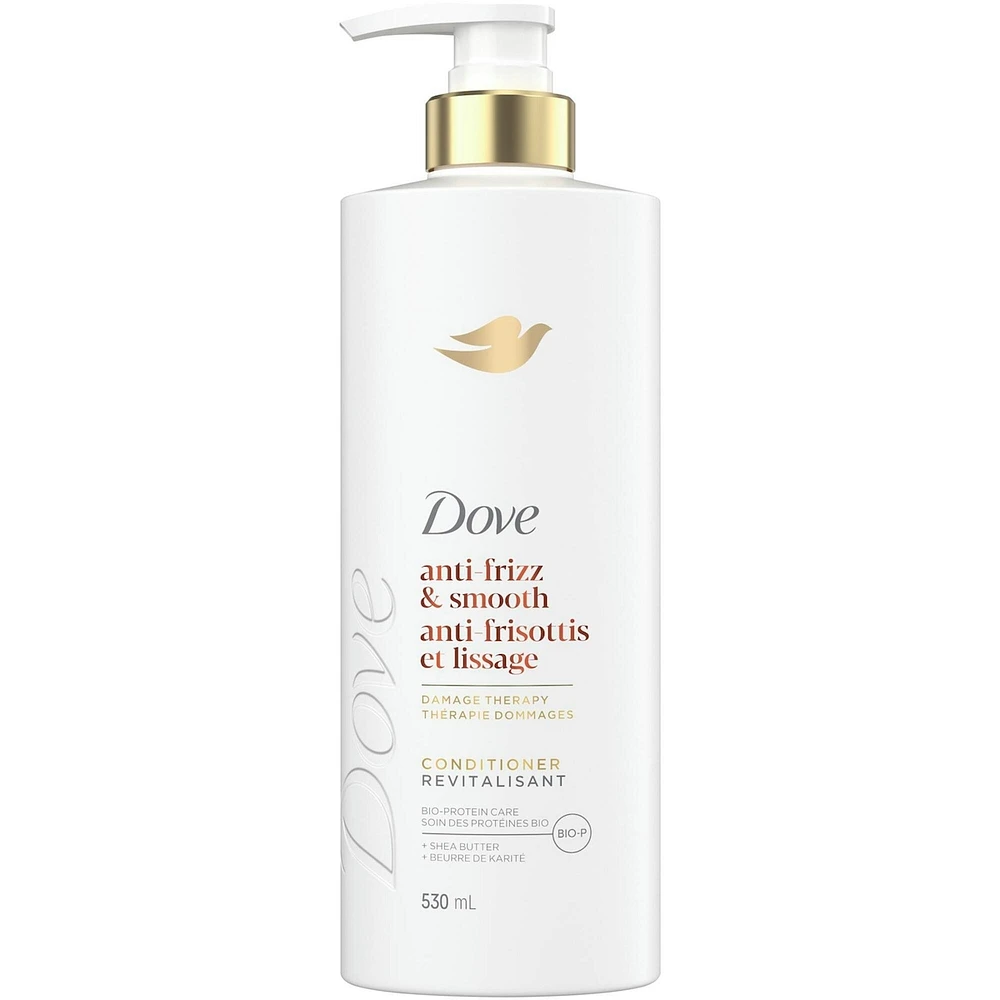 Dove Anti Frizz Smooth Hair care for Frizz-Prone Hair with Liquid Bio-Protein Care and Shea Butter 530 ML