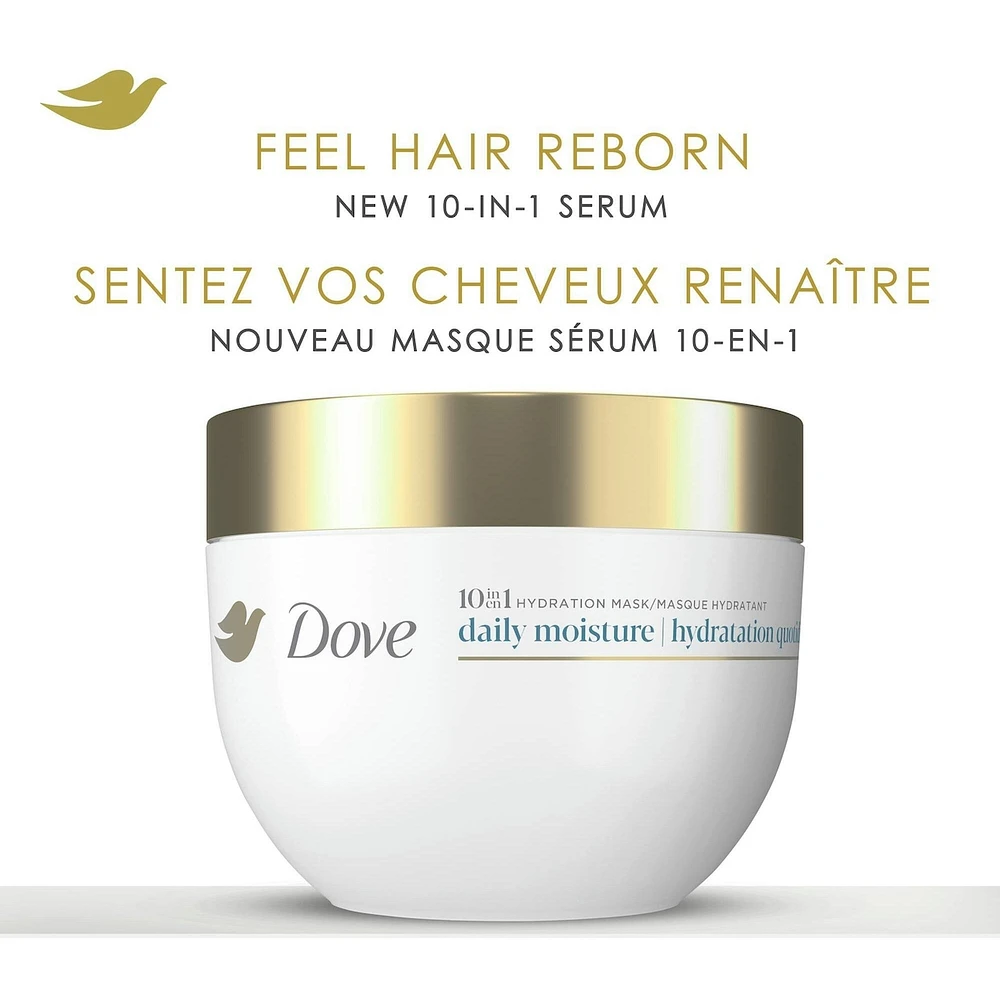 Dove Daily Moisture Styling Aid for Dry Hair,  with Liquid Bio-Protein care and Hyaluronic Serum,  260g