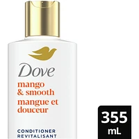 Dove Mango & Smooth Conditioner for Dull and Dry Hair,  with Liquid Bio-Protein Care technology, 355 ML