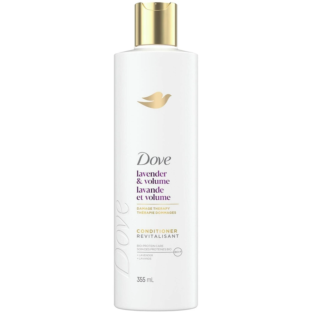 Dove Lavender & Volume Conditioner Fine and Flat Hair, with Liquid Bio-Protein Care 355 ML