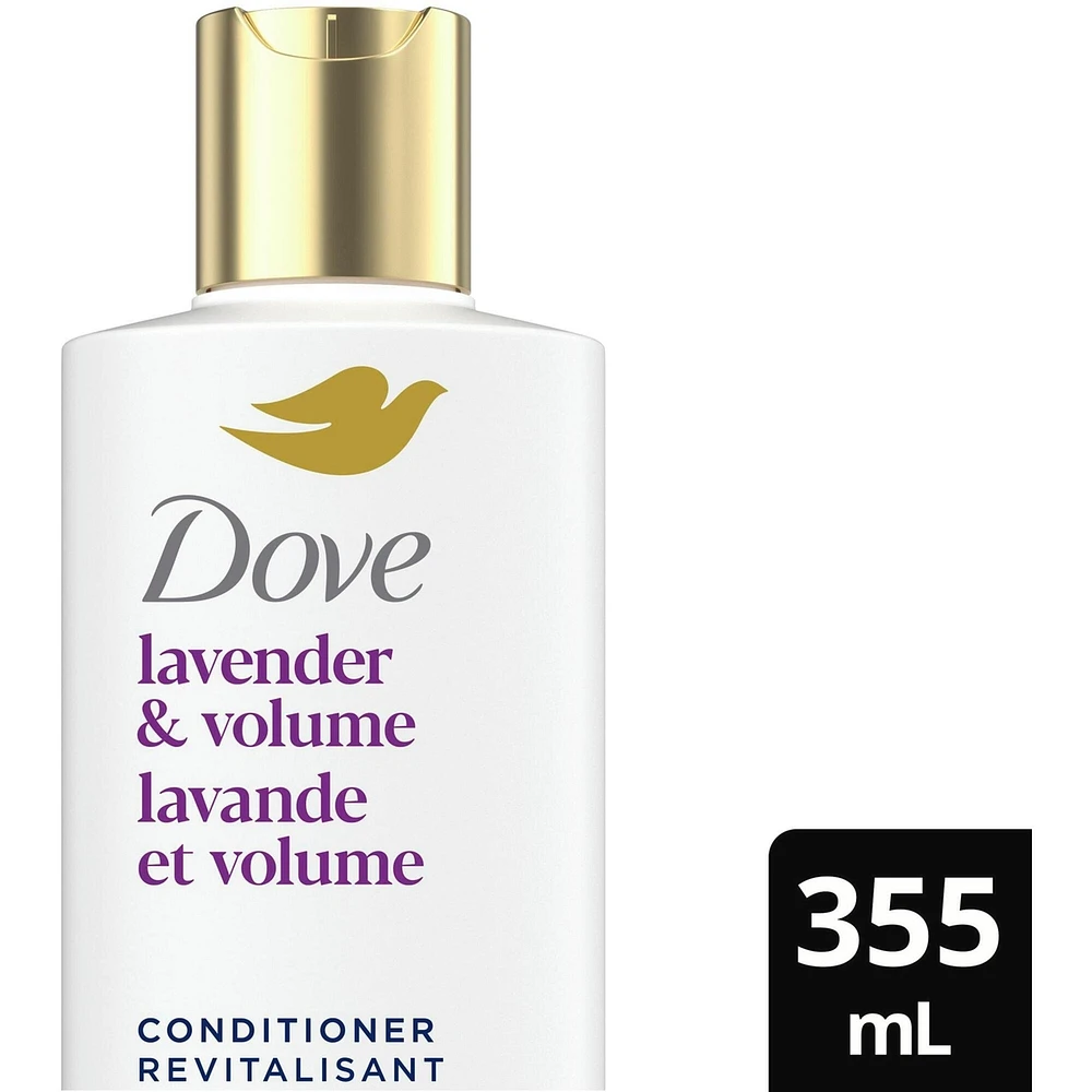 Dove Lavender & Volume Conditioner Fine and Flat Hair,  with Liquid Bio-Protein Care 355 ML
