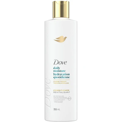 Dove Daily Moisture Conditioner for Dry Hair,  with Liquid Bio-Protein and Hyaluronic Serum, 355 ML